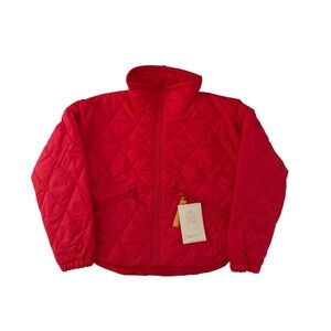 All in Motion Womens Red Lightweight Packable Quilted Jacket 3M Thinsulate M NWT